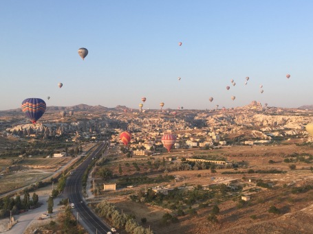 There it is, one of the most popular tourist in Europe, the sunrise from a Hot Air Balloon, in Cappadocia, Turkey. So cliche, so overpriced but my favourite travel memory!